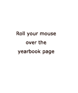 Mouse over yearbook pages